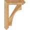 Ekena Millwork Westlake Arts & Crafts Rough Sawn Bracket, Western Red Cedar, 4"W x 20"D x 28"H BKT04X20X28WTL03RWR - alternate 4